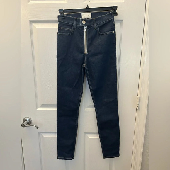 ! Current/Elliott The High Waist Skinny Zipper Jeans - Picture 3 of 6
